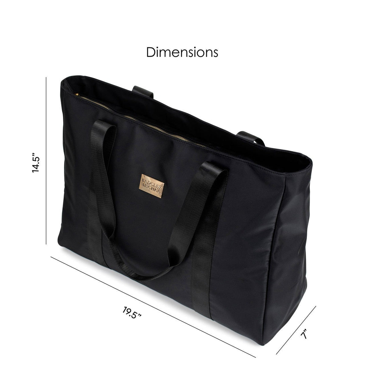Nylon Weekender Tote Bag