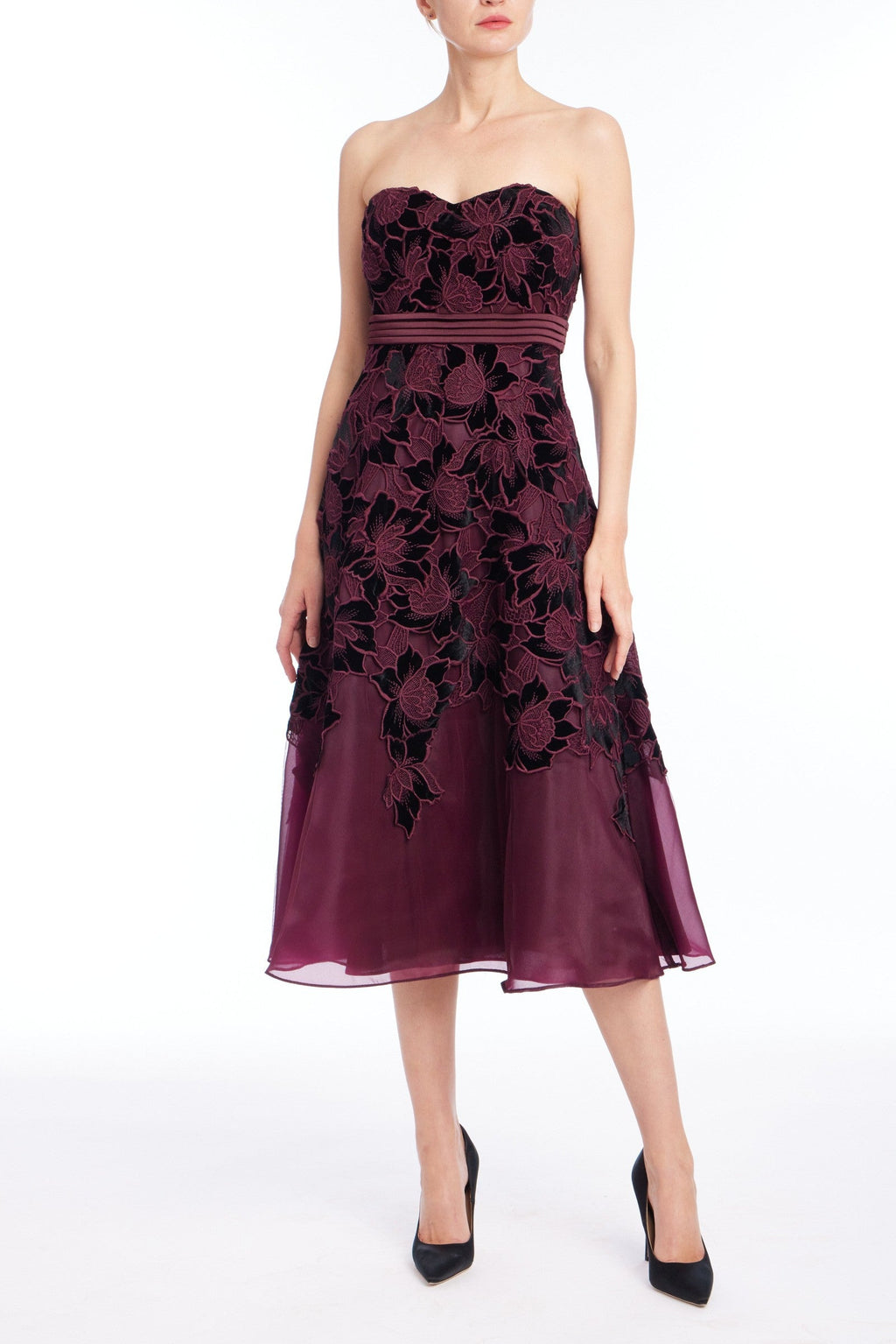 Velvet Lace Cocktail Dress