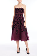 Velvet Lace Cocktail Dress