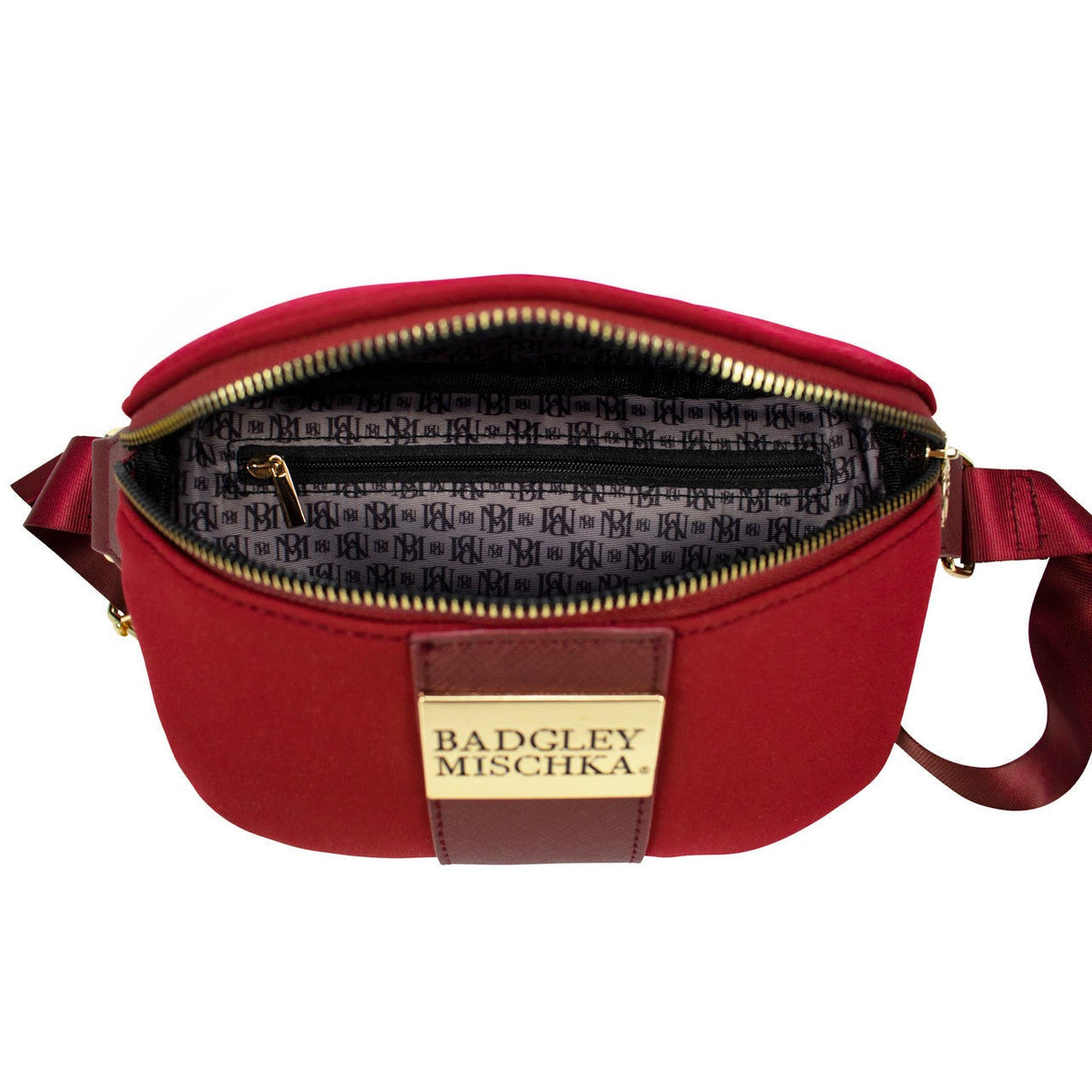 Sage Scuba and Vegan Leather Belt Bag