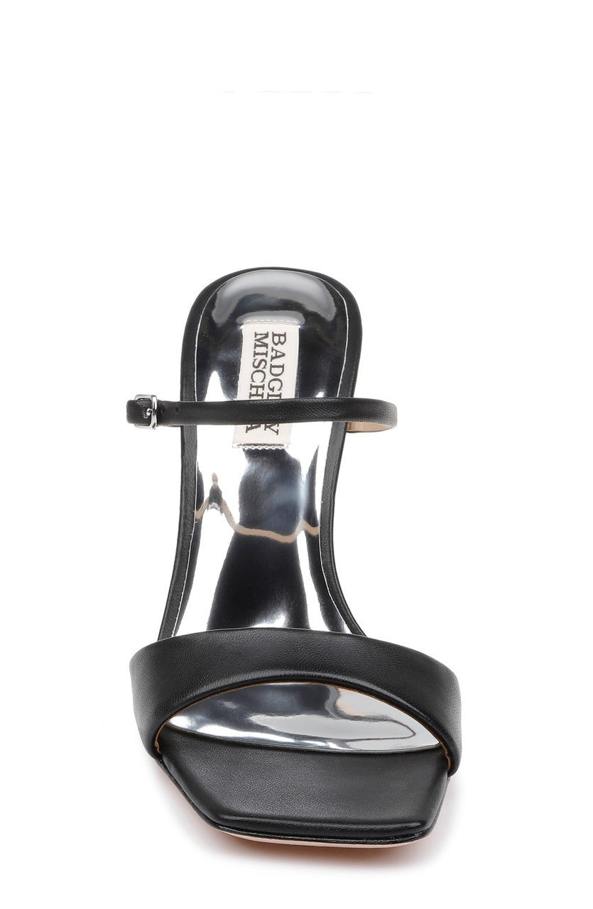 Luna Mule With Sculptural Wedge