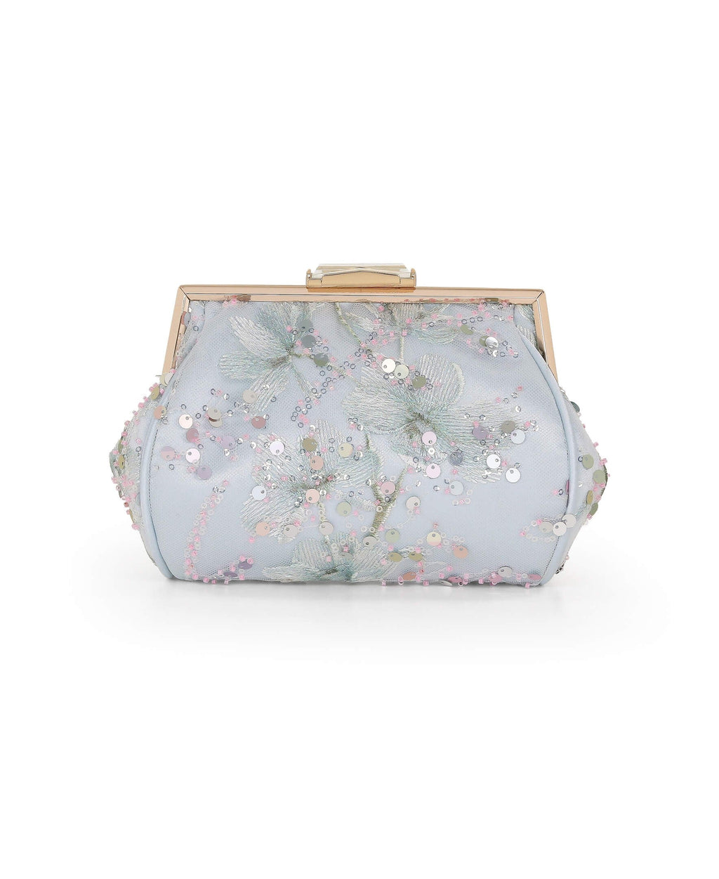 Iris Floral Pouch Clutch