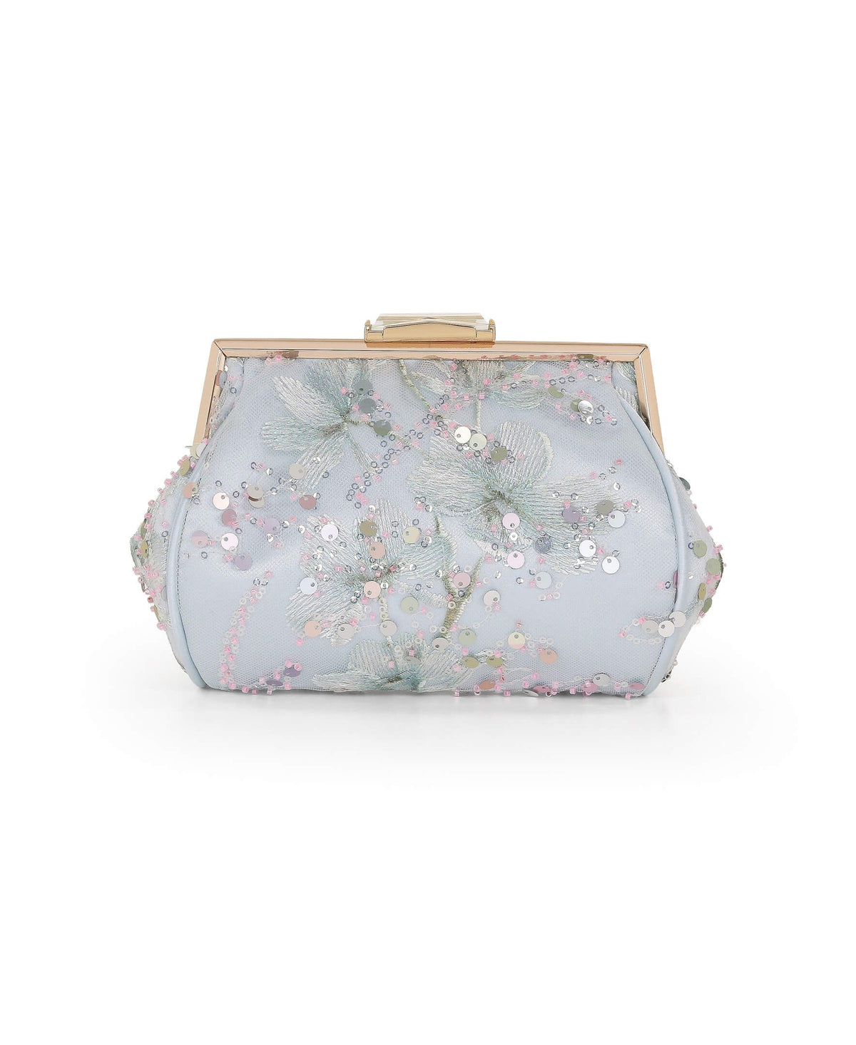 Iris Floral Pouch Clutch
