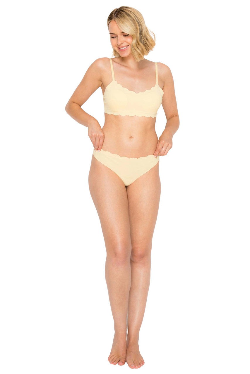 Yummy Baby Rib Scallop Bralette