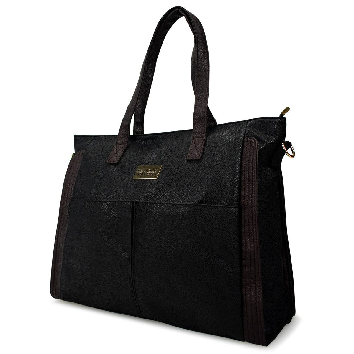 Rose Vegan Leather Travel Tote Weekender Bag