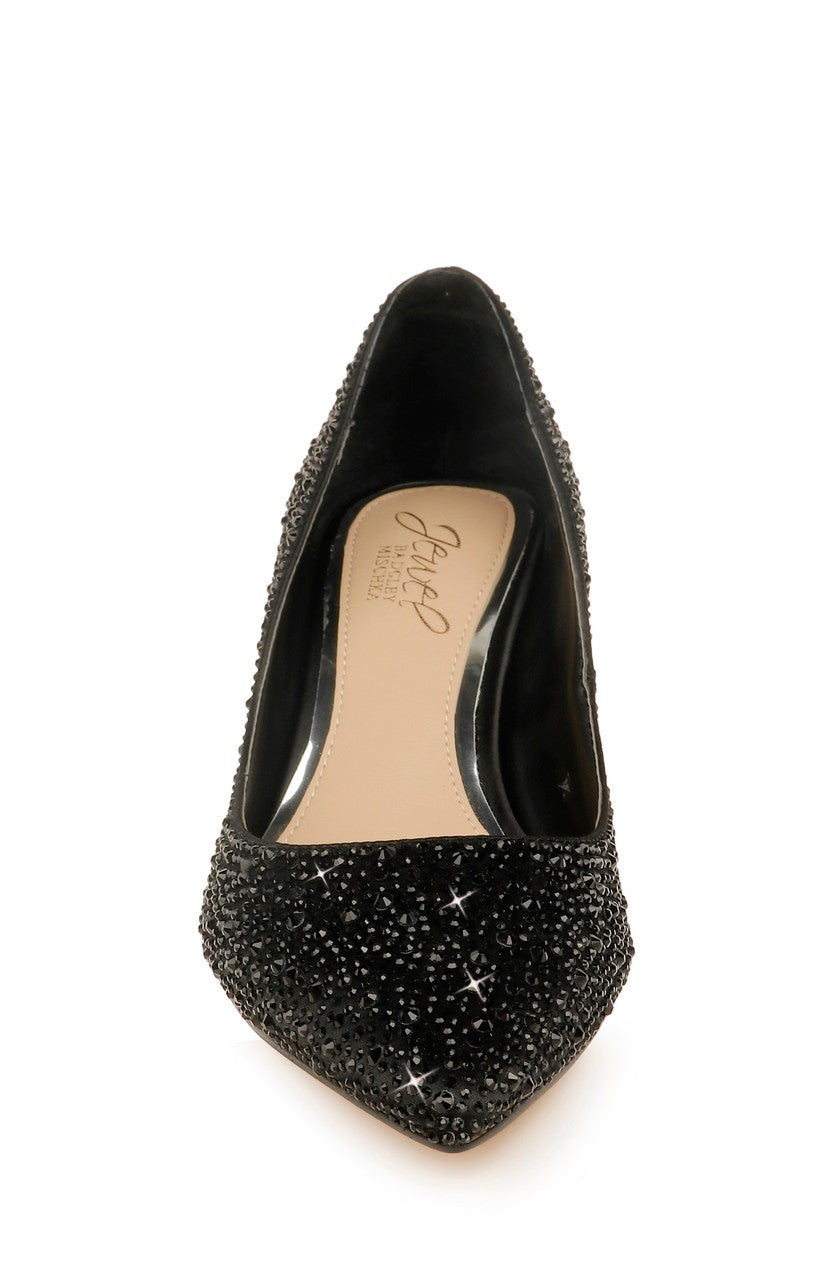 Frenchie Wide Width Pointed Toe Kitten Heel