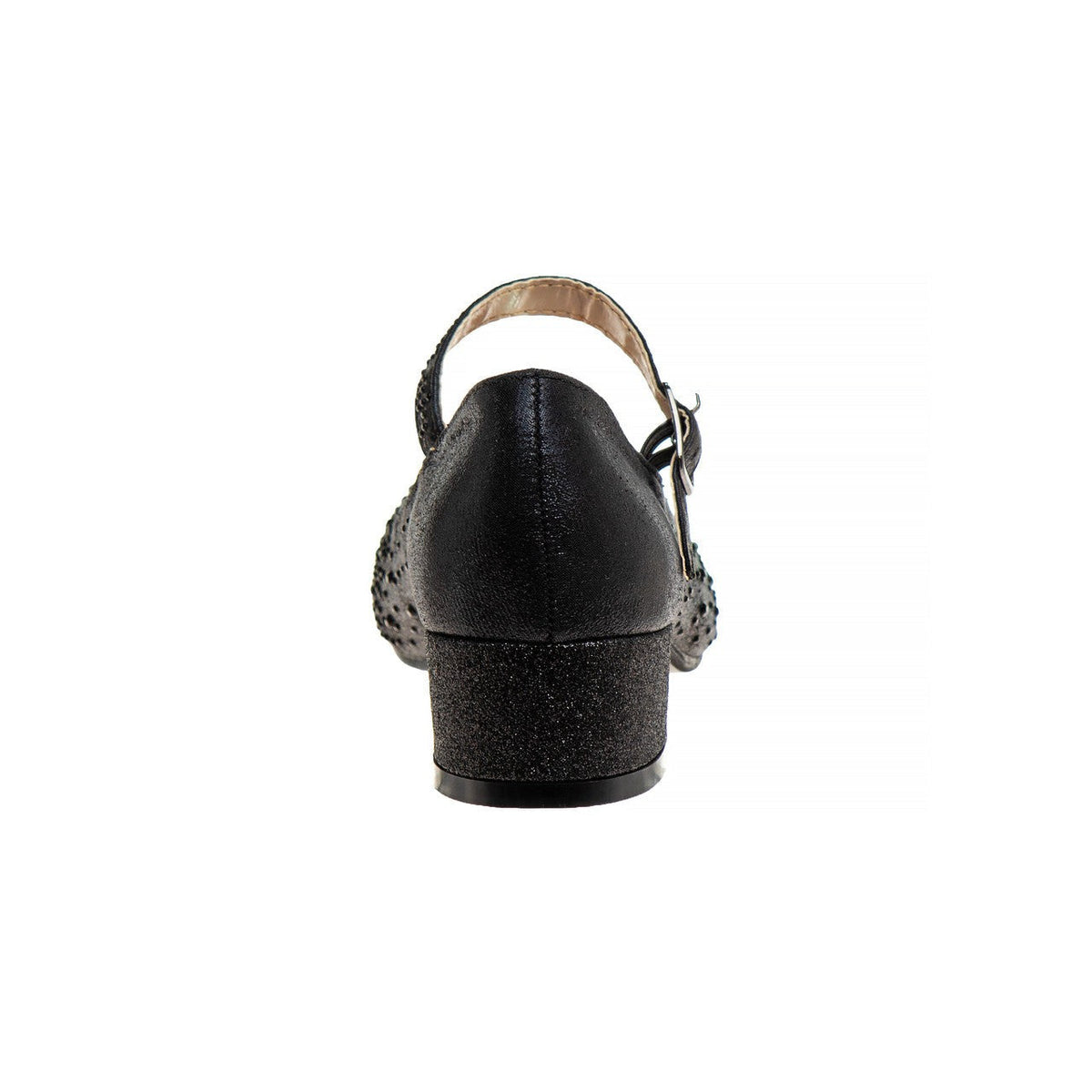 Girls' Buckled Block Heel Dress Shoes