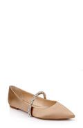 Vana Pointed Flats with Embellished Straps