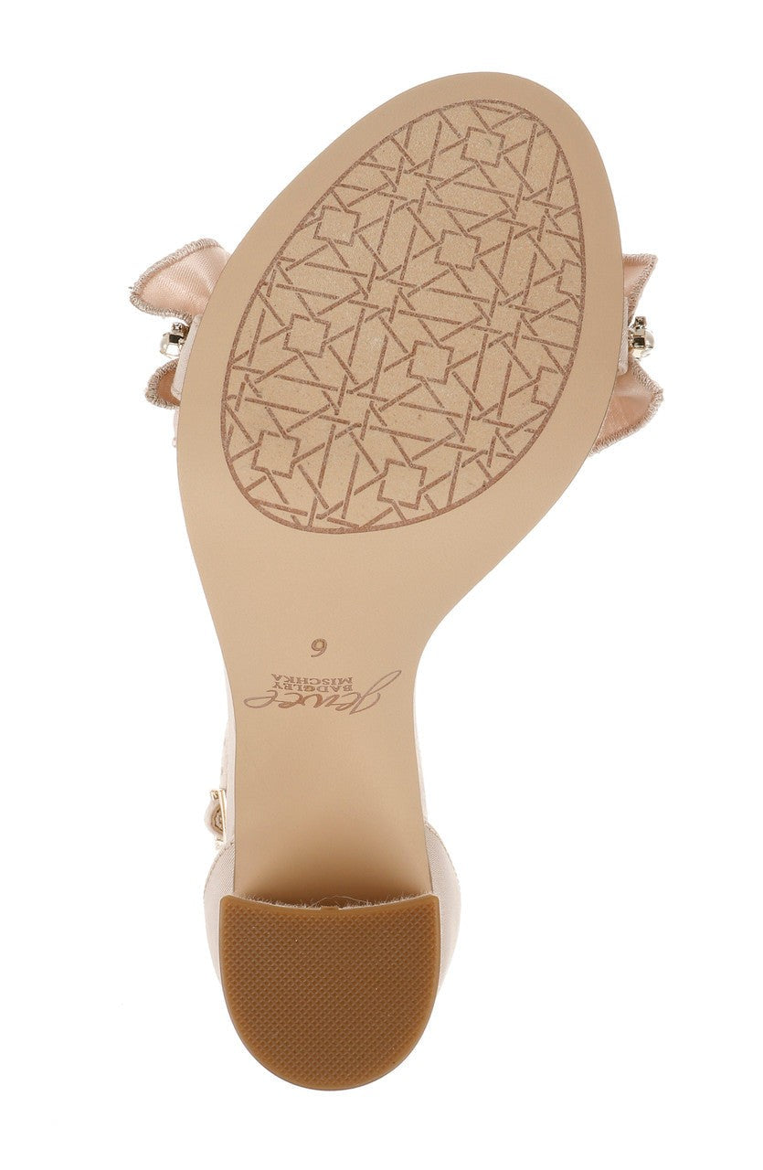 Deva Ruffle High Block Heel