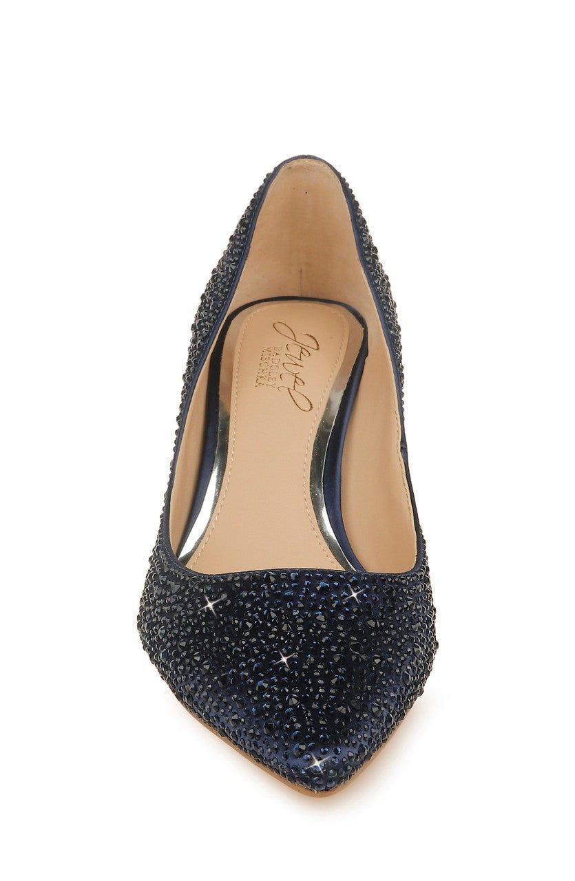Frenchie Wide Width Pointed Toe Kitten Heel