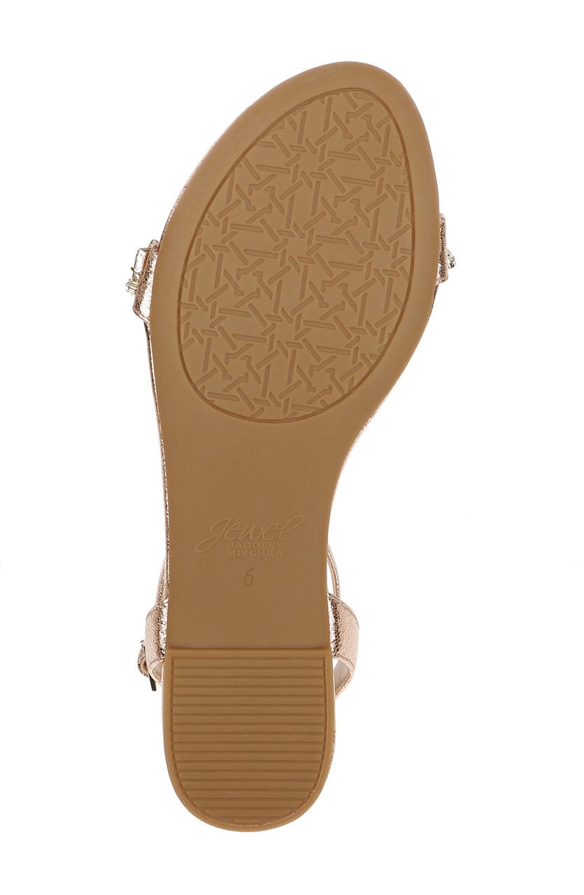 Ohara Minimalist Crystal Adorned Flats