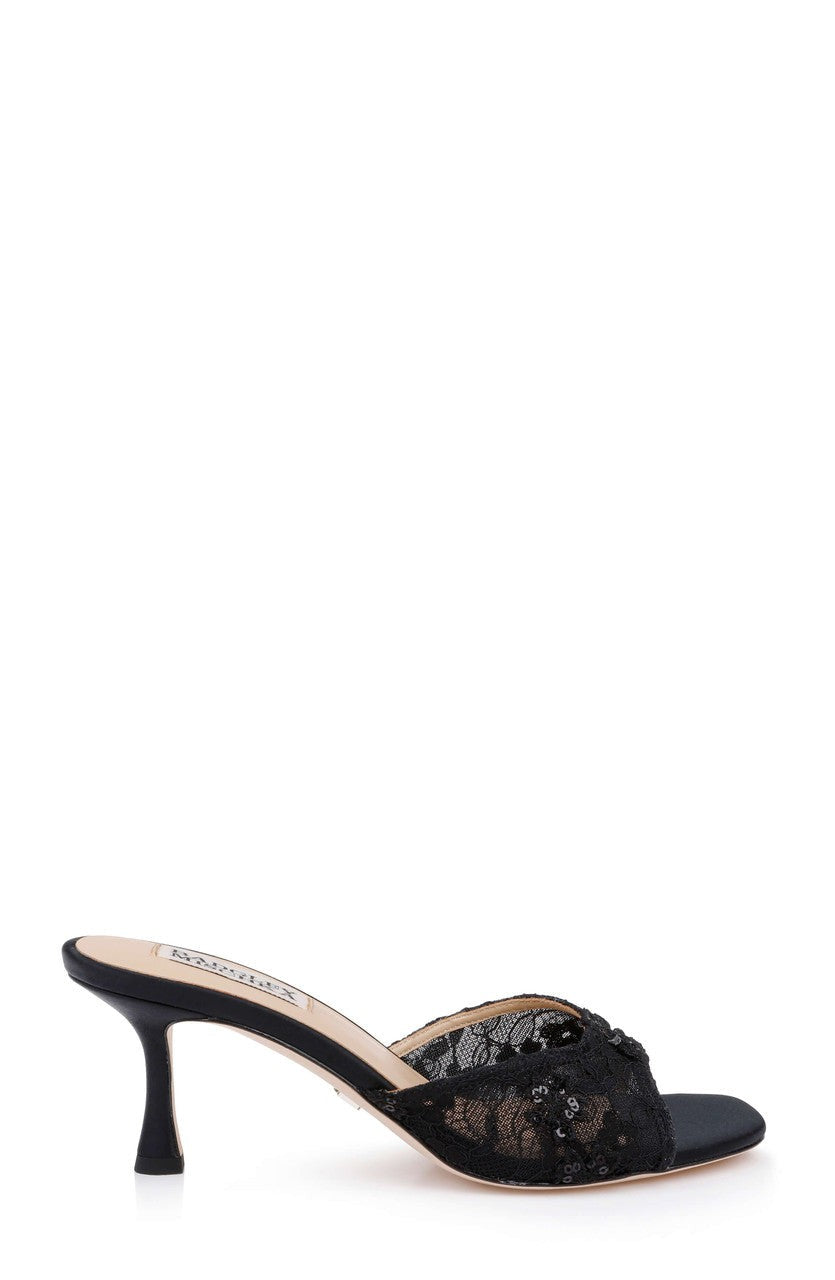 Draya Open Toe Mid Heel Mules