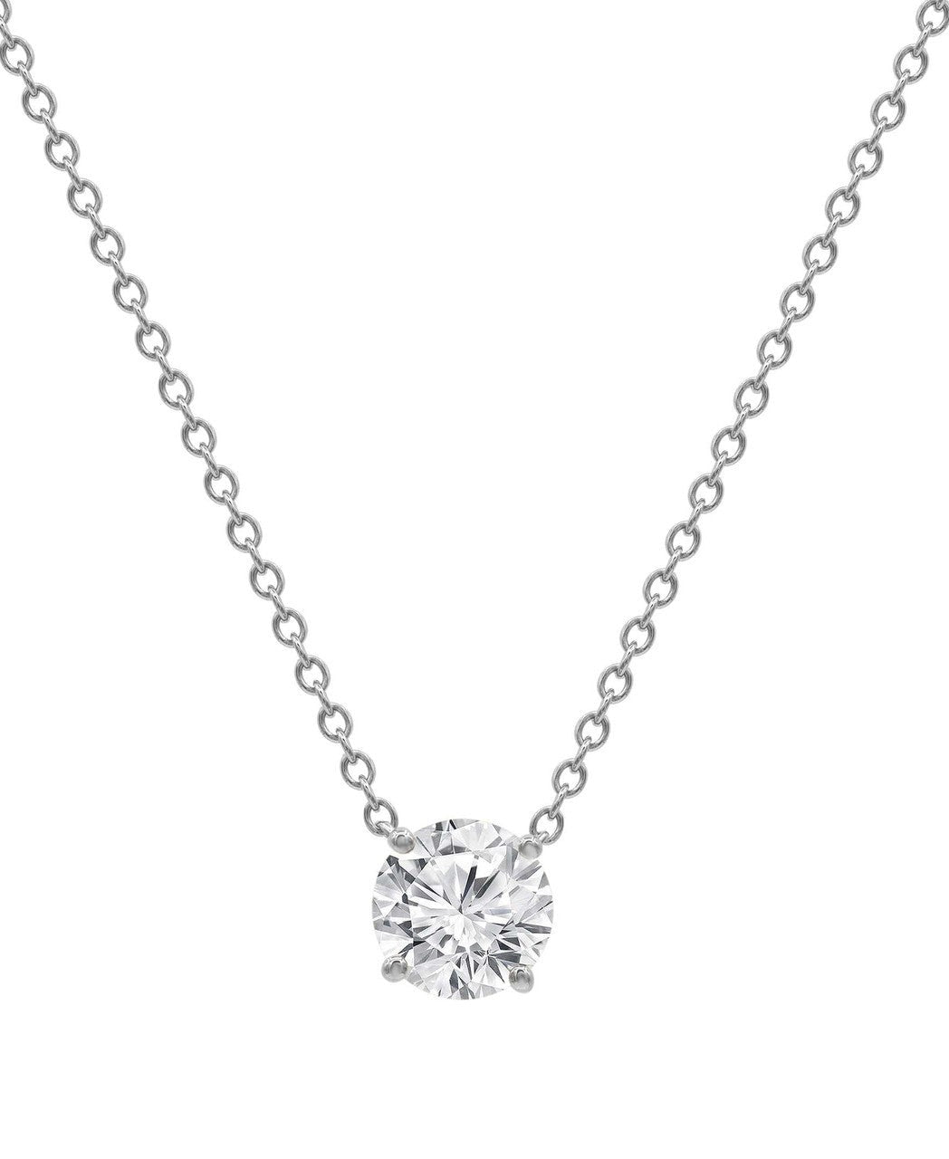 Diamond Pendant Solitaire Plus Necklace