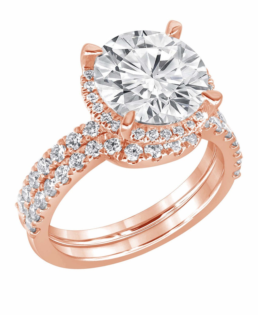 Diamond Rings Bridal Set