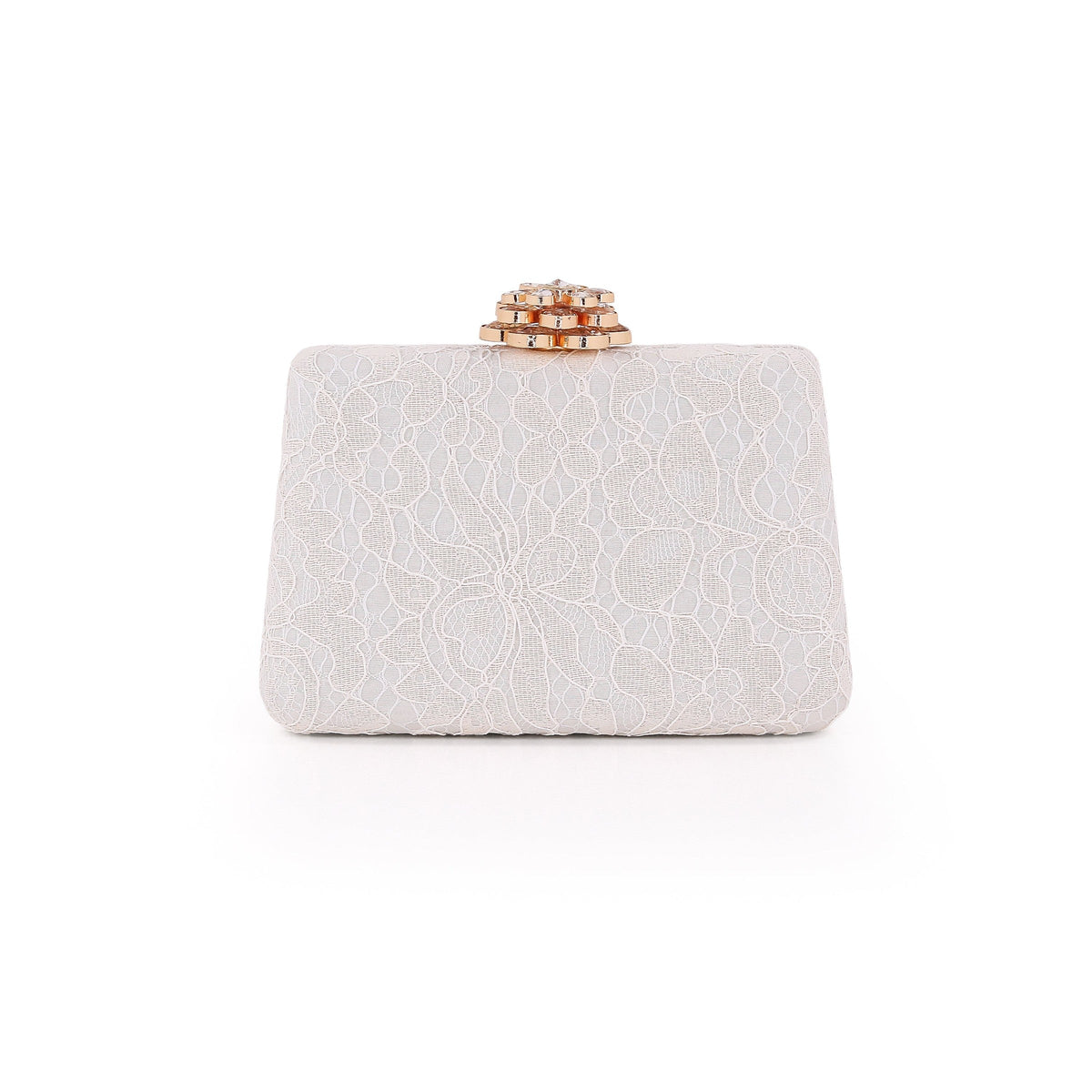Coco Crochet Lace Minaudiere Clutch