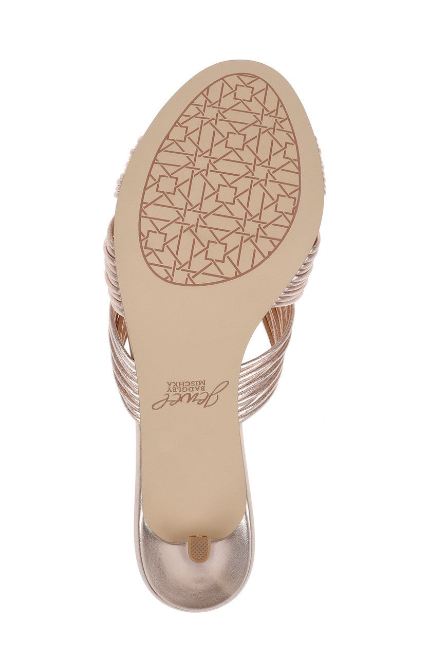 Mia Twisted Leather Mules