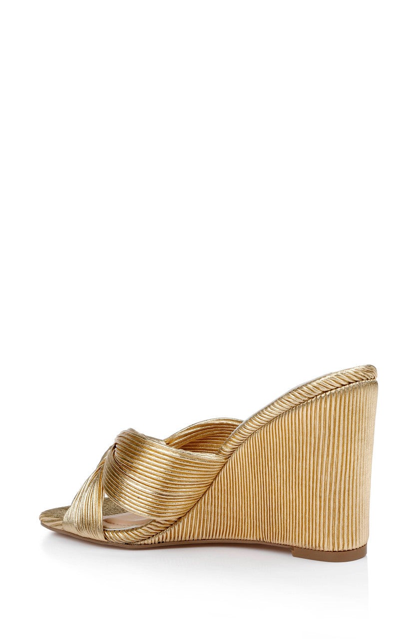 Hype Pleated Wedge Mule