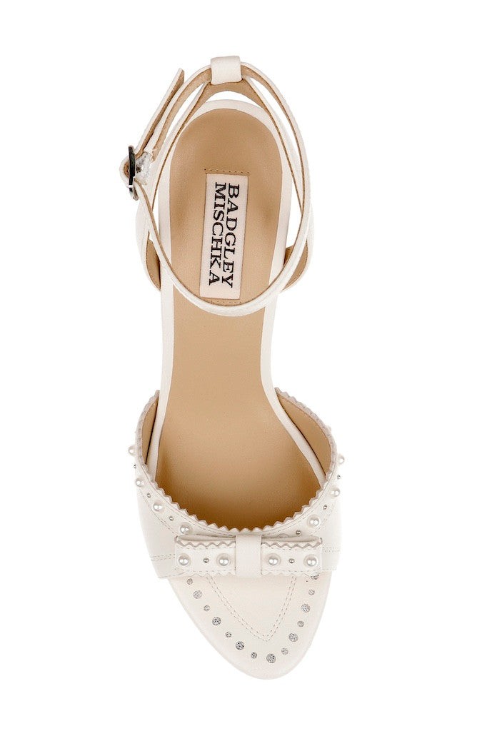 Giuliana Leather Ankle Strap Heels