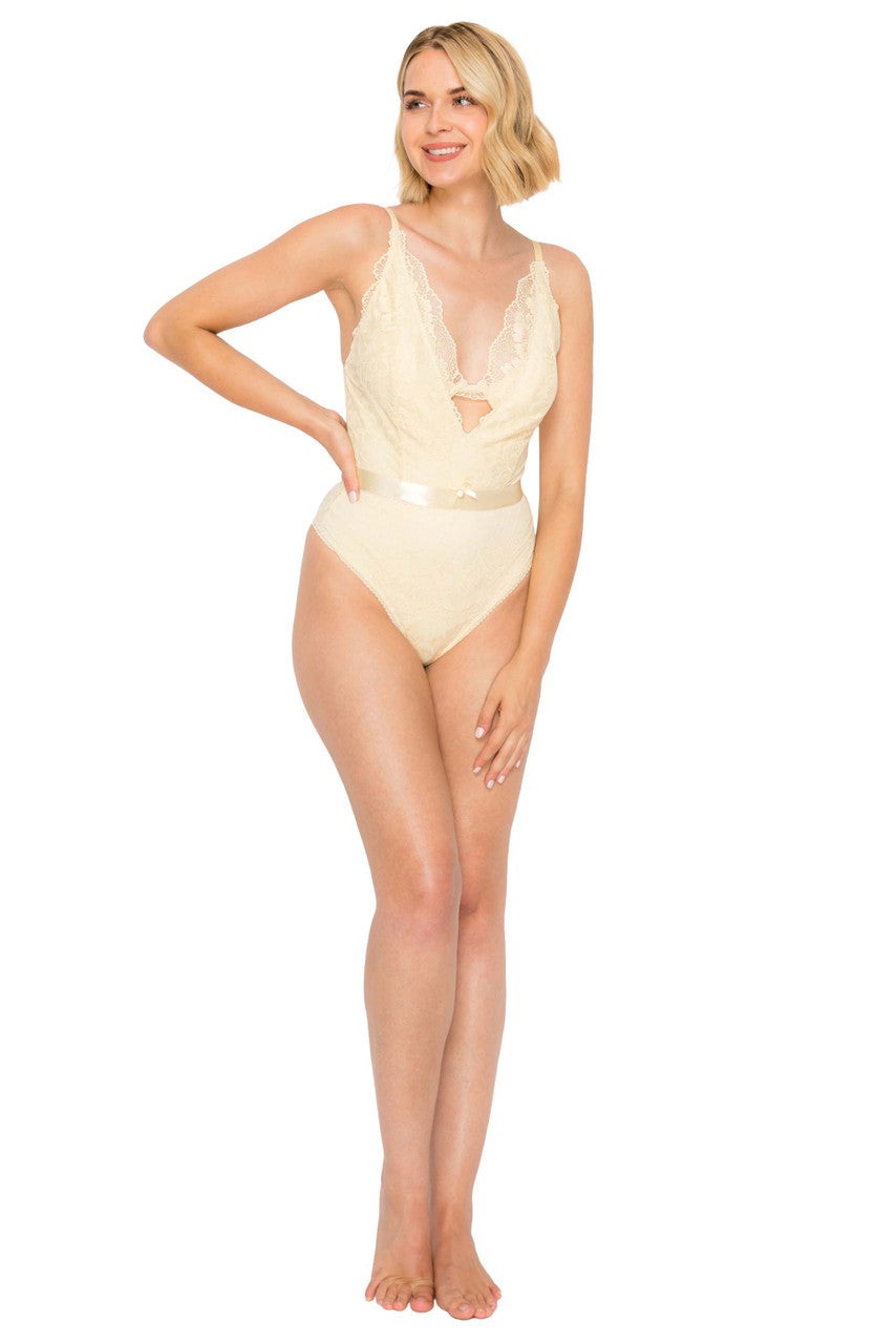 Luxe Sparkle Lace Bikini Bodysuit