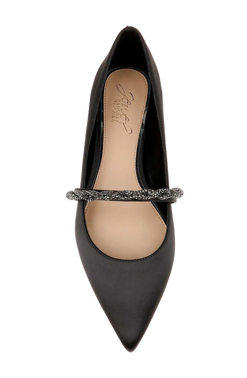 Vana Pointed Flats with Embellished Straps