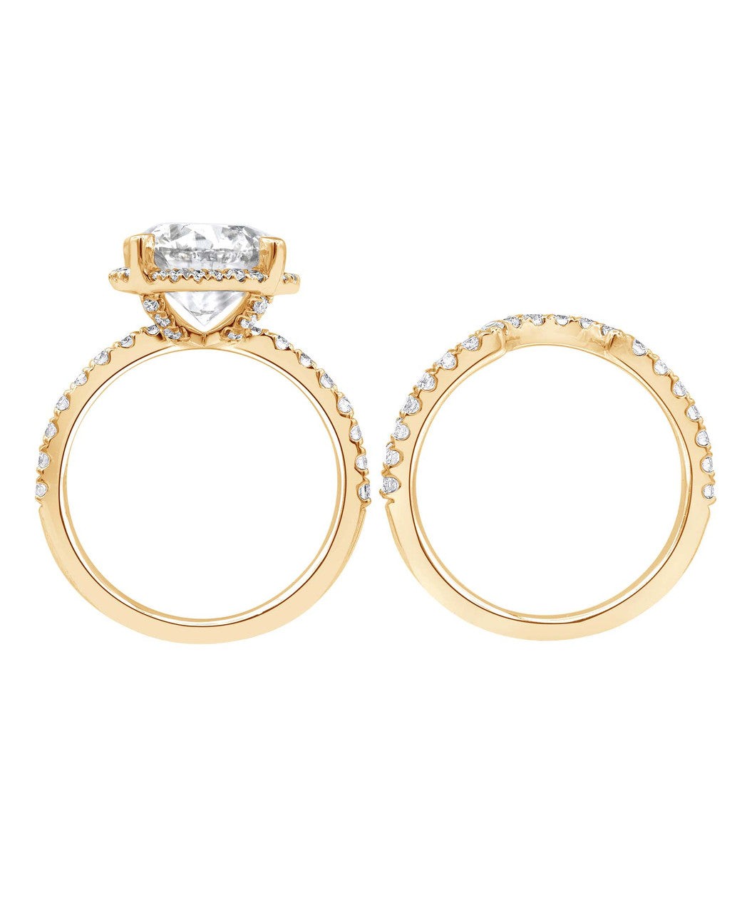 Diamond Rings Bridal Set