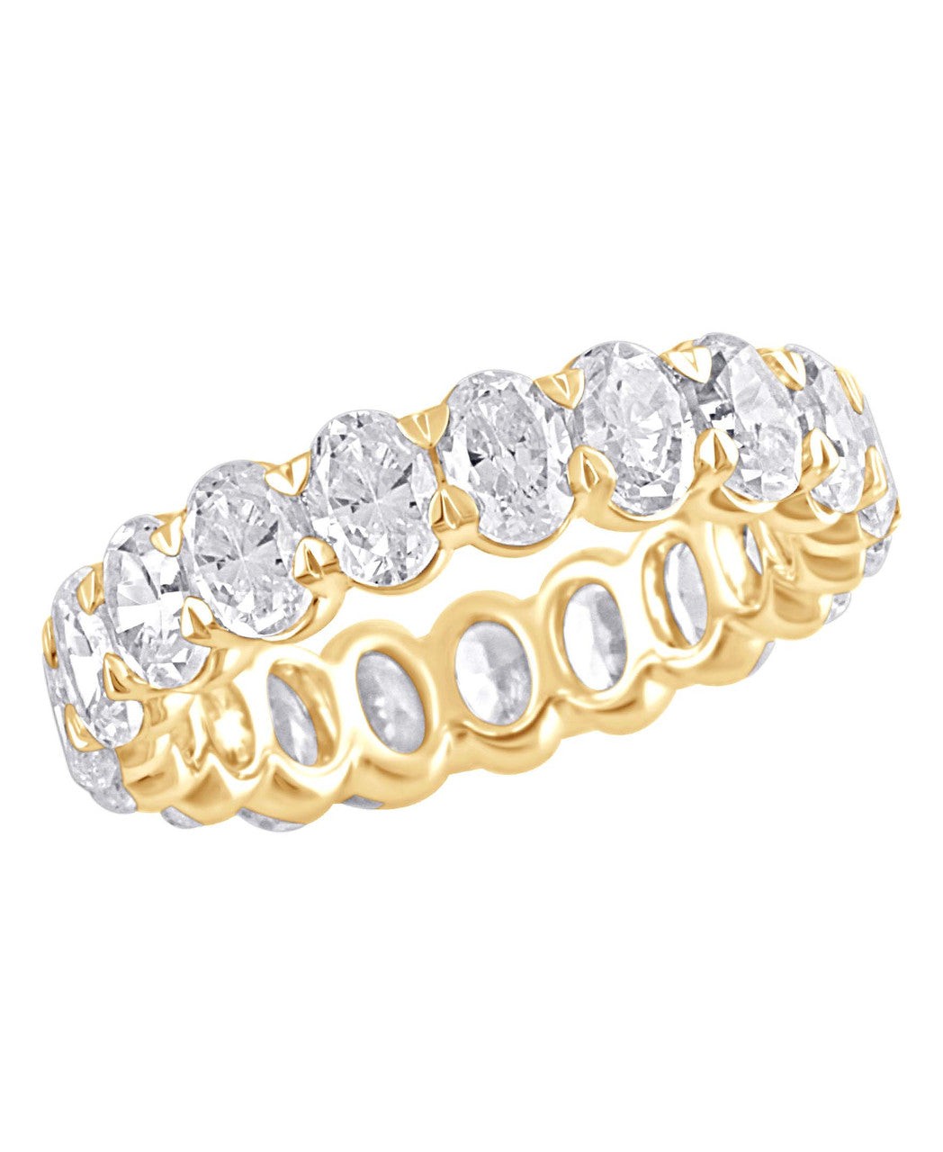 Oval-Cut Eternity Band Ring