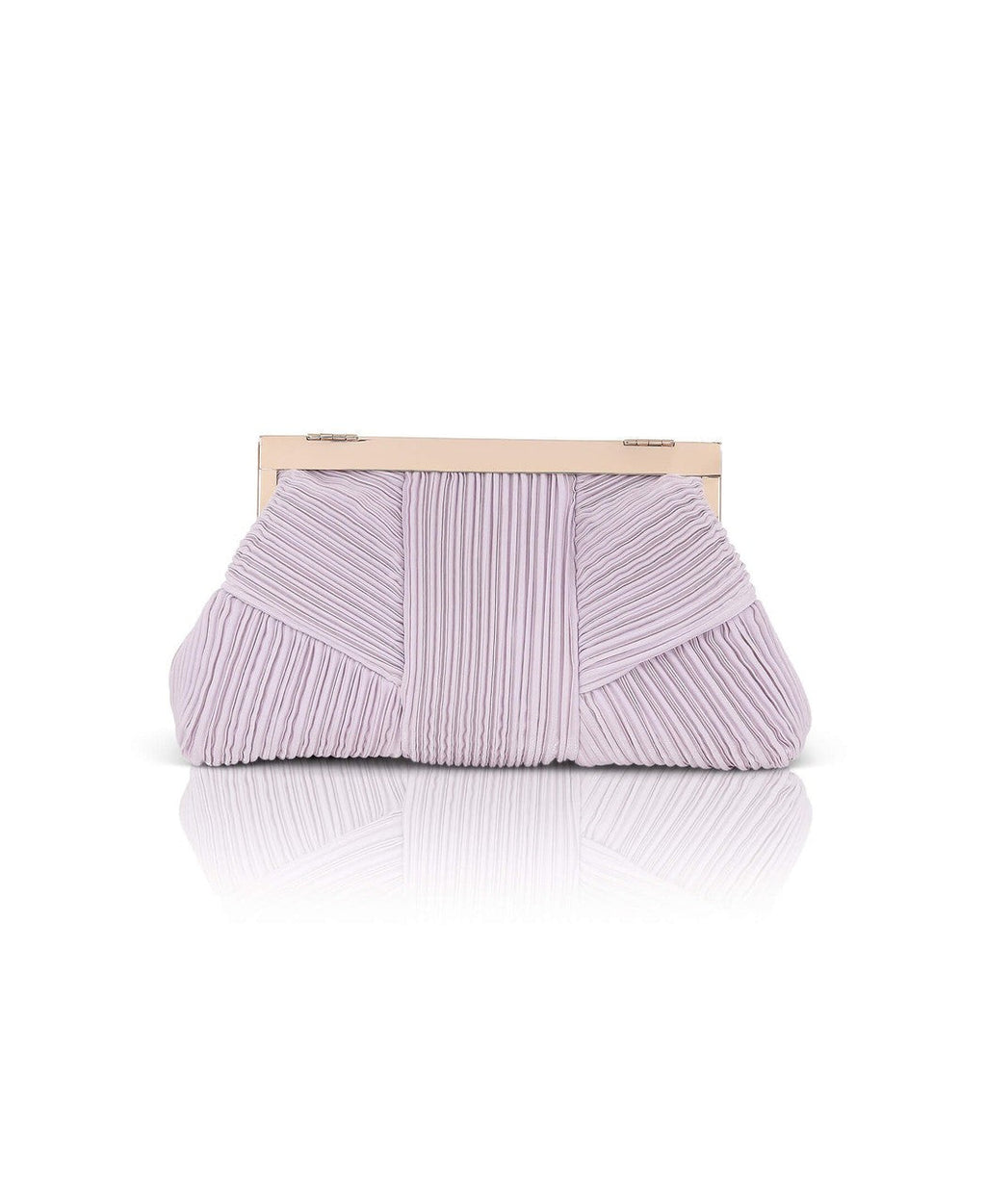 Millie Mini Pleated Satin Pouch