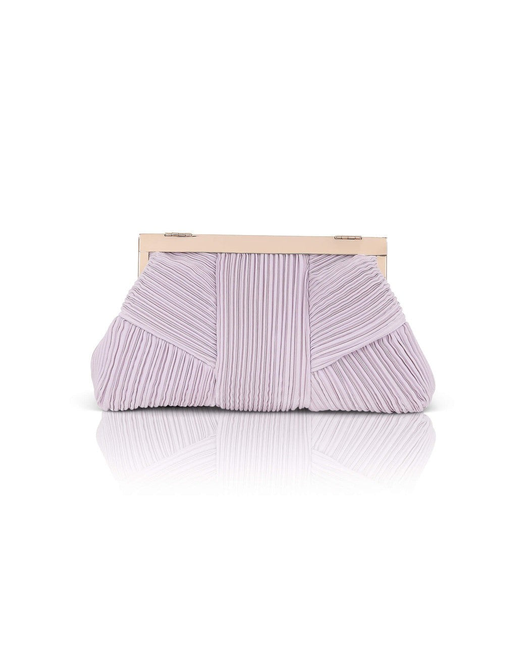 Millie Mini Pleated Satin Pouch
