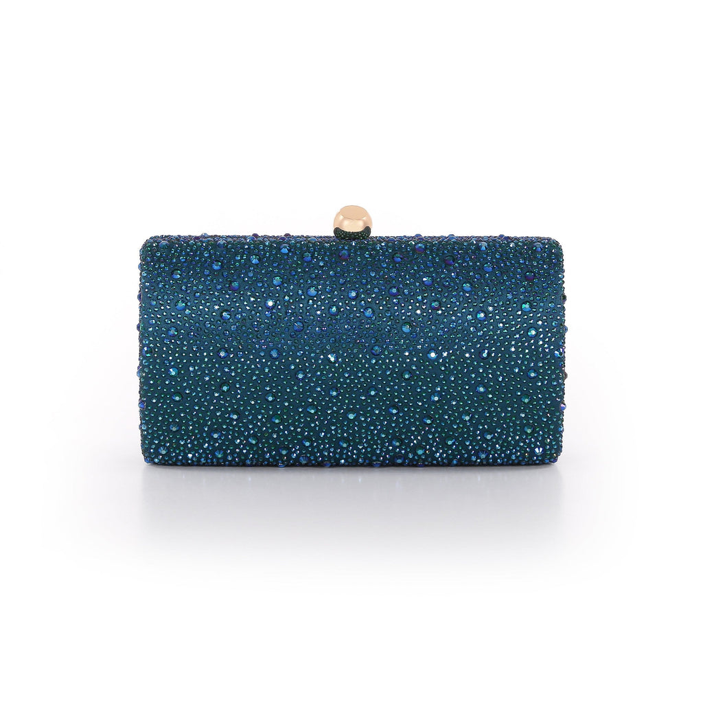 Fern Mixed Crystal Minaudiere