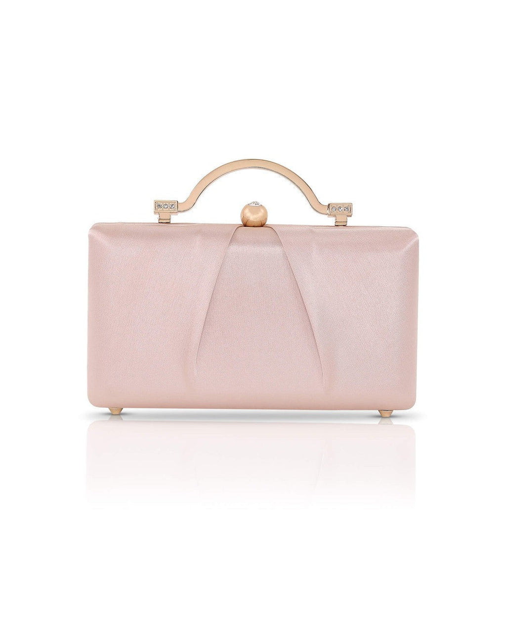 Emma Satin Minaudiere with Outer Pocket