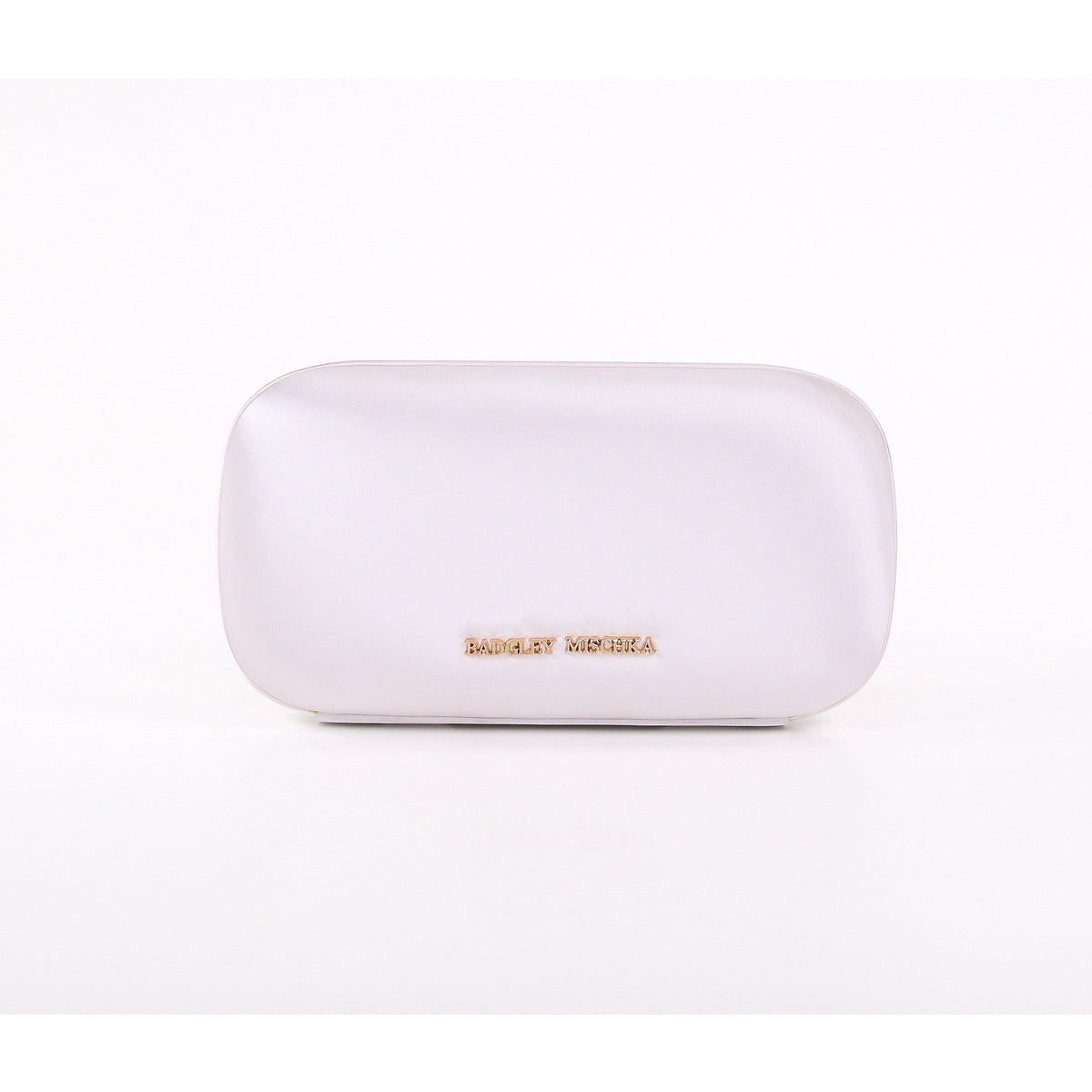 Celestine Satin Minaudiere with Crystal Necklace Handslip