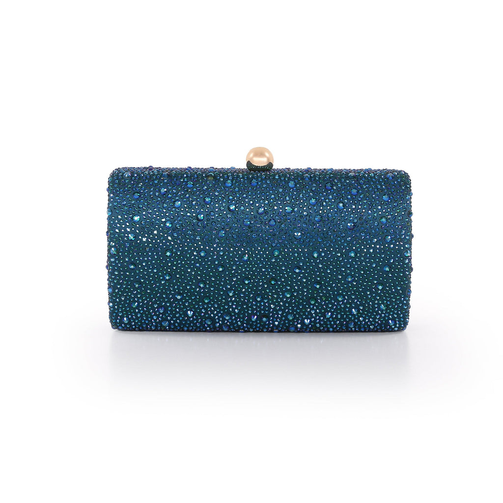 Fern Mixed Crystal Minaudiere