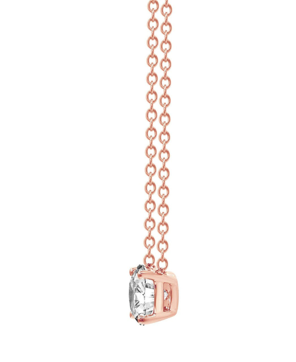Diamond Pendant Solitaire Plus Necklace