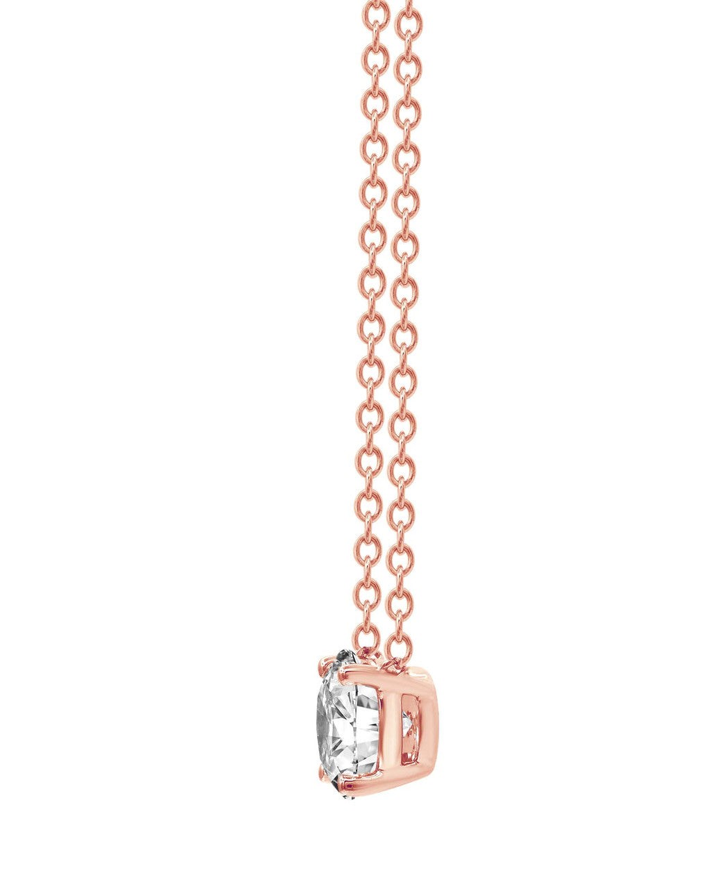 Diamond Pendant Solitaire Plus Necklace