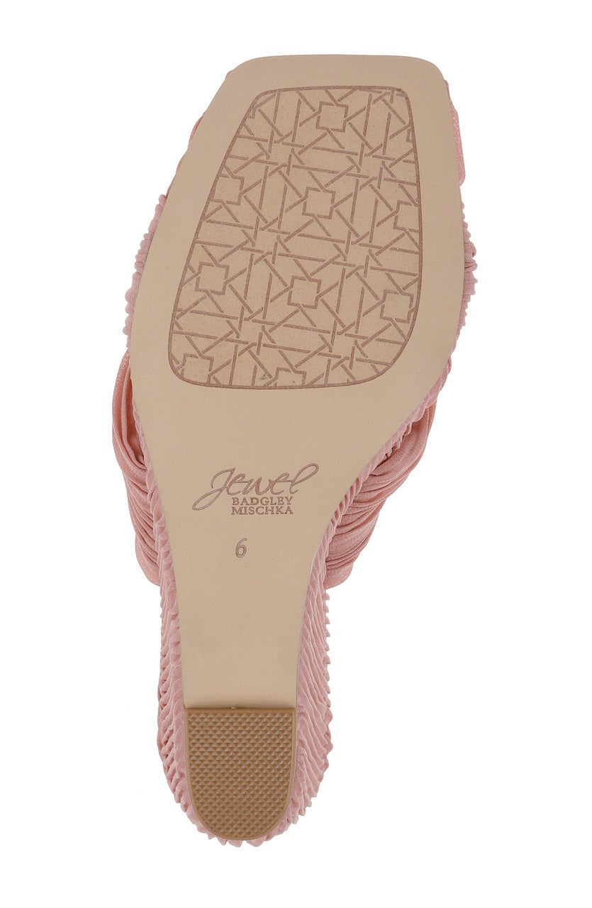 Hype Pleated Wedge Mule