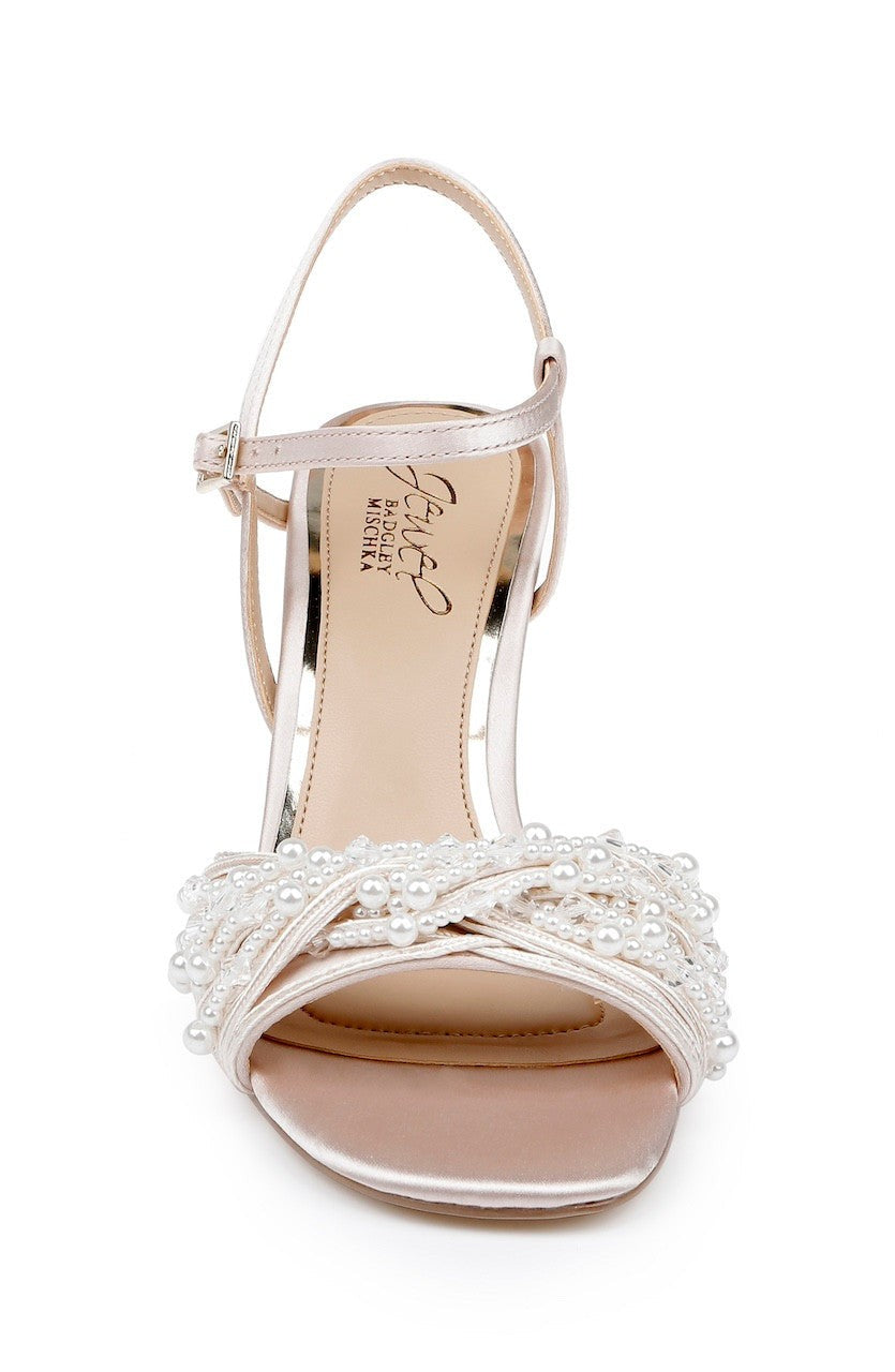 Fanny Pearl Stiletto Heel Sandals