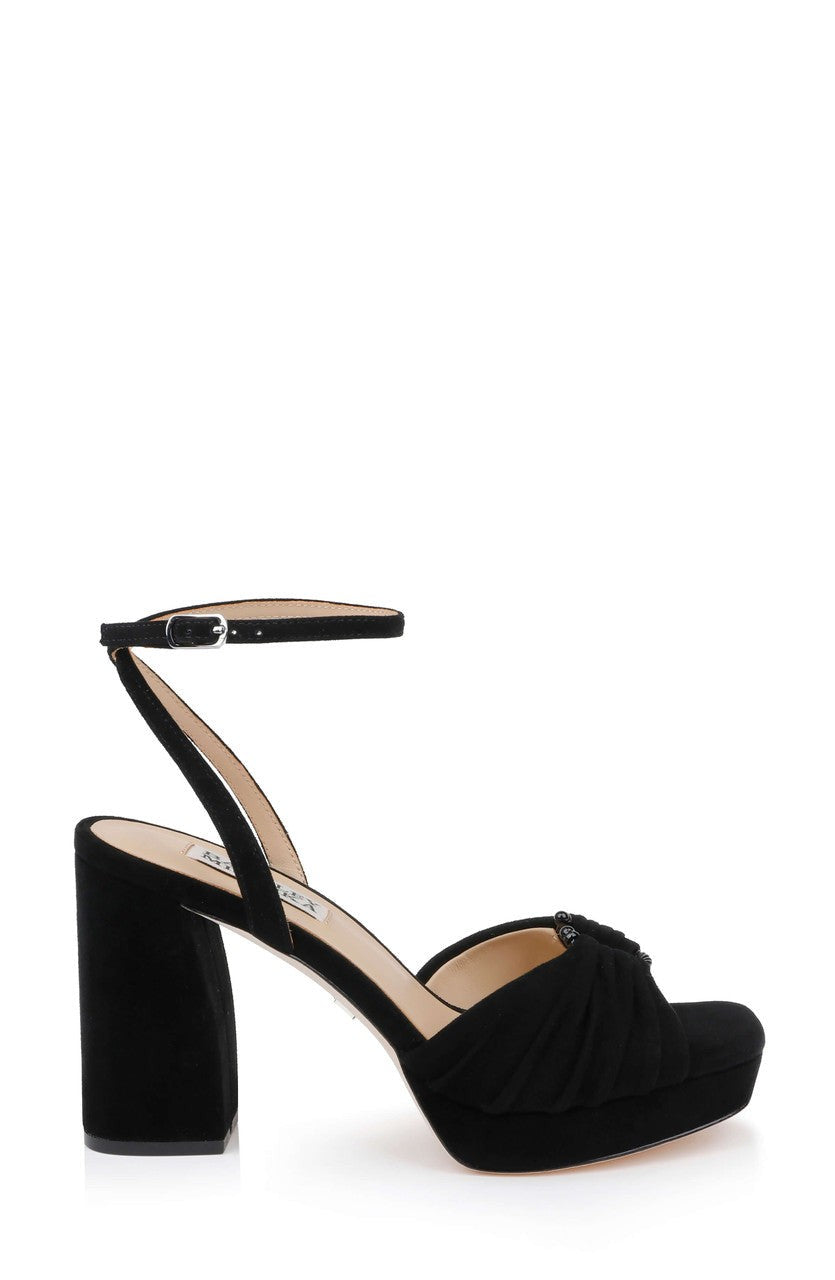 Veda Platform Block Heel Sandal with Ankle Strap