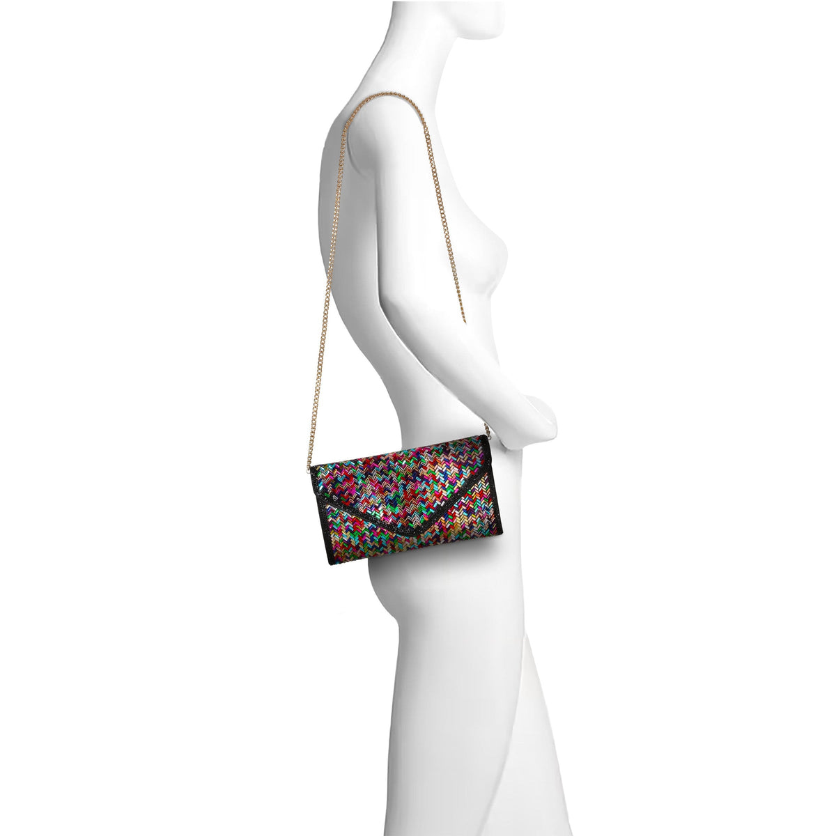 Bibi Slim Crystal Envelope Clutch