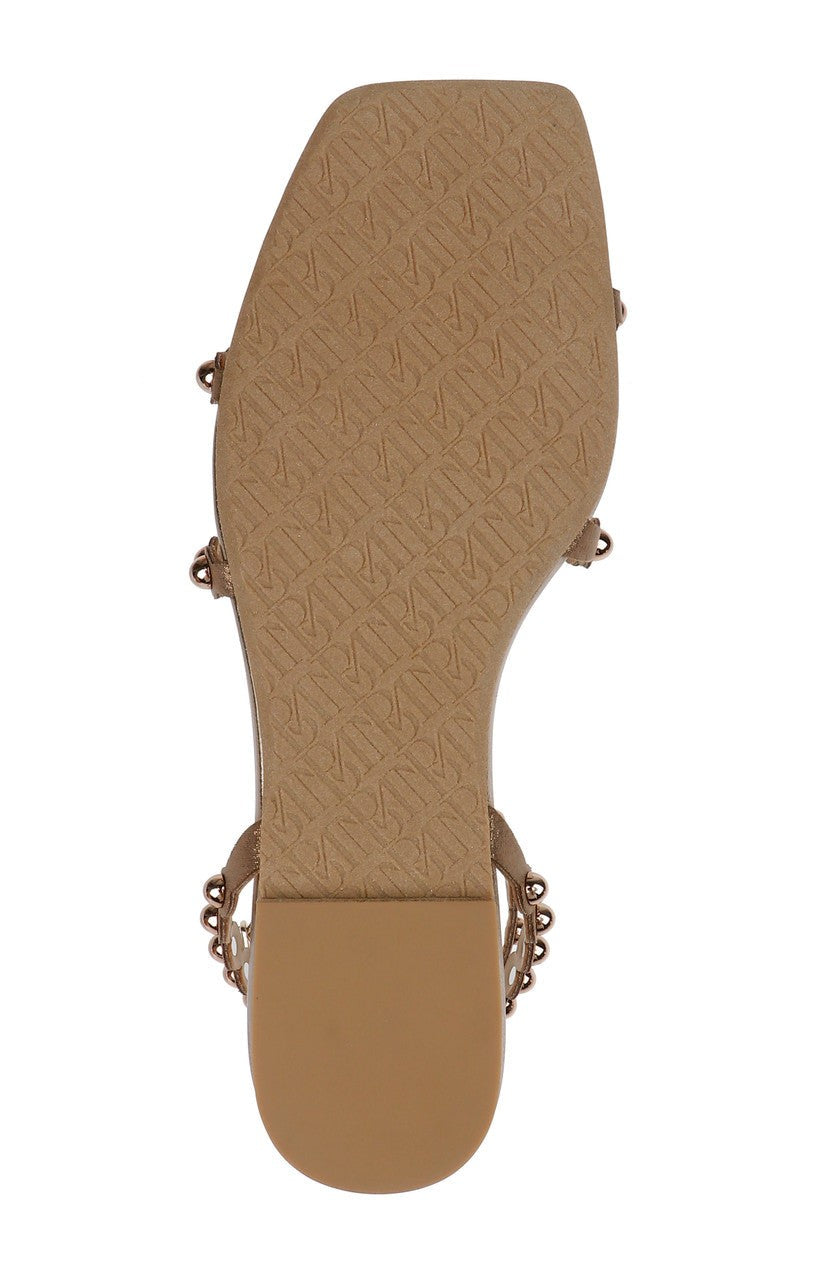 Cami Pearled Gladiator Flat Sandal