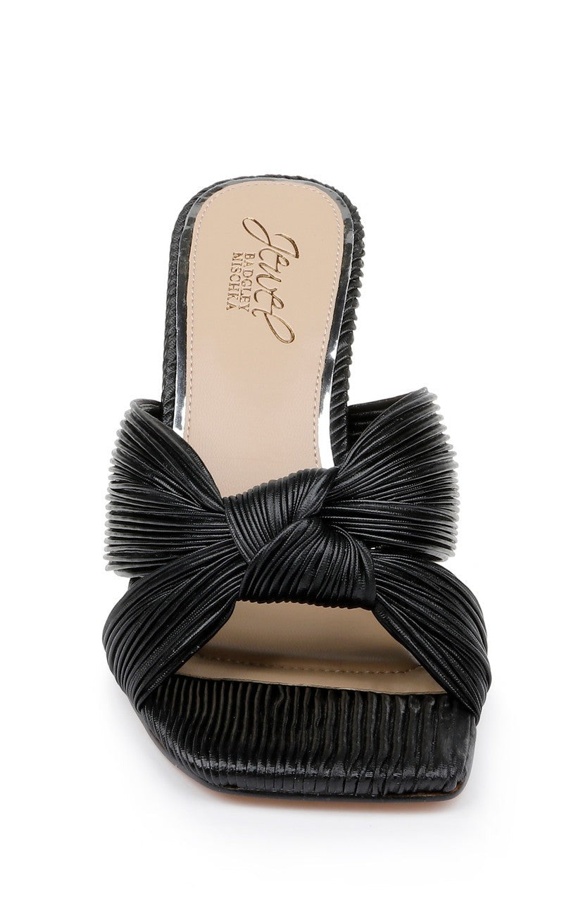 Hype Pleated Wedge Mule