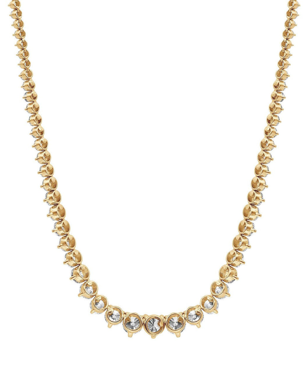 15CTTW Diamond Graduated Collar Necklace