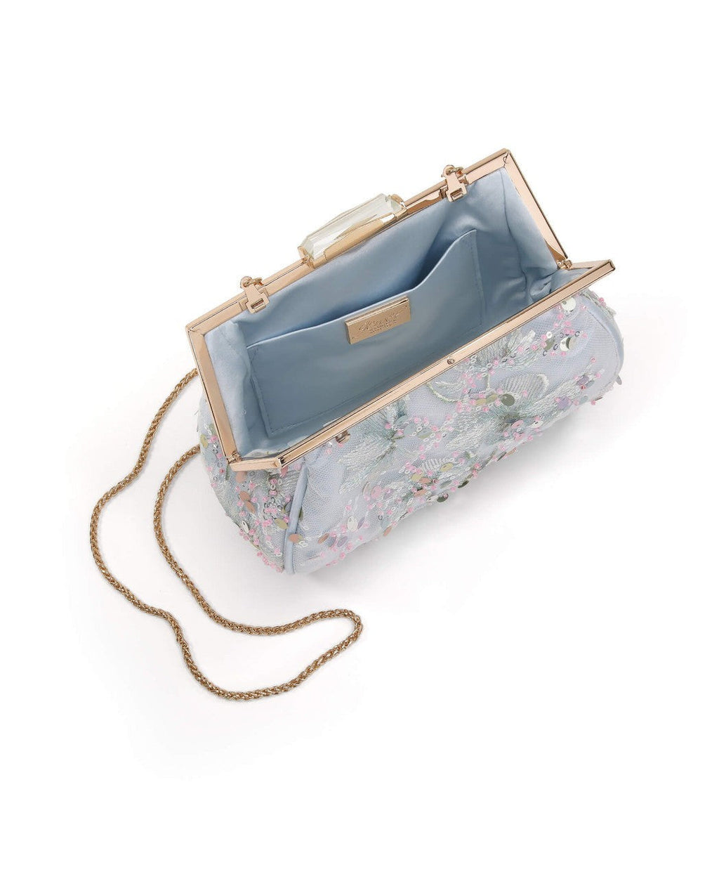 Iris Floral Pouch Clutch
