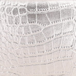 Cleo Croc Embossed Leather Minaudiere