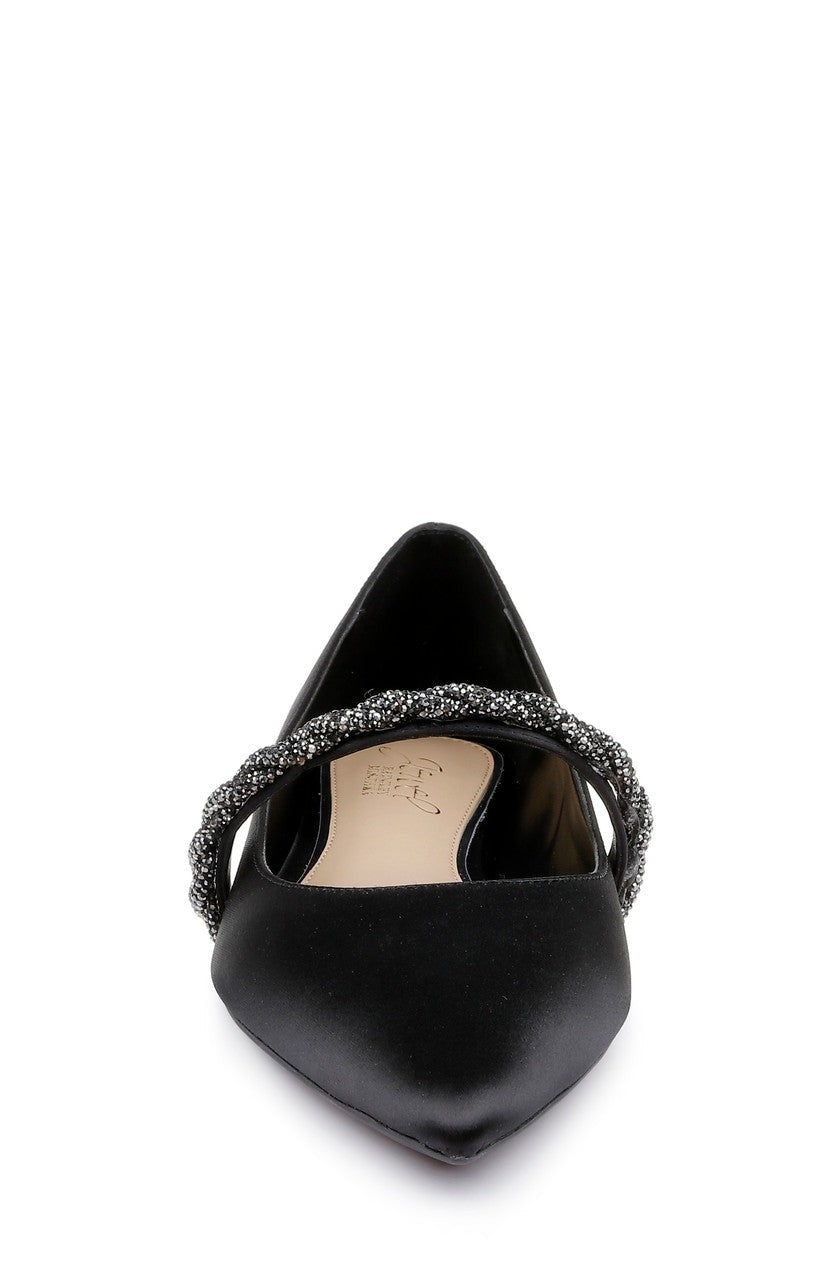 Vana Pointed Flats with Embellished Straps