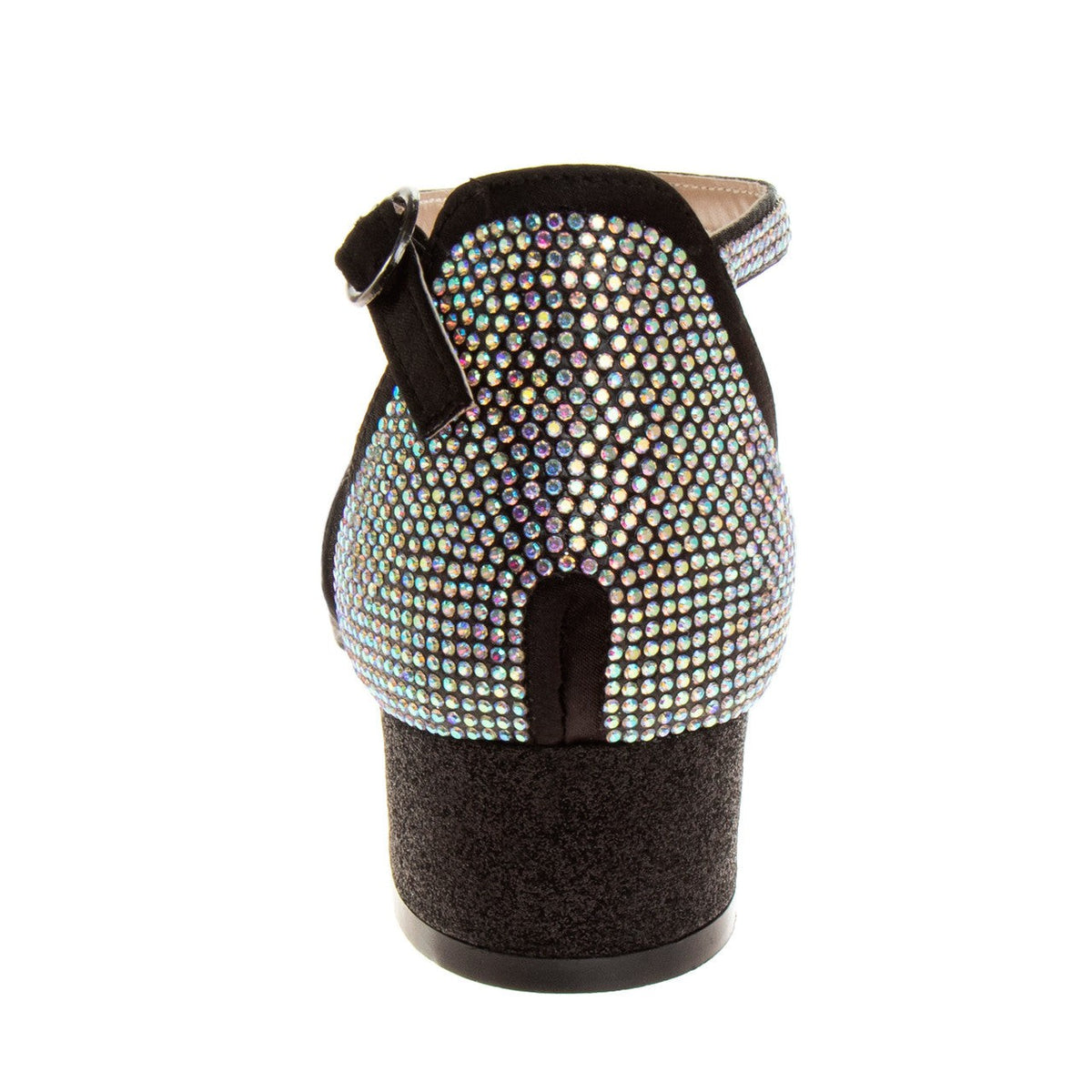 Girls’ Studded Block Heeled 2-Piece Dress Shoe