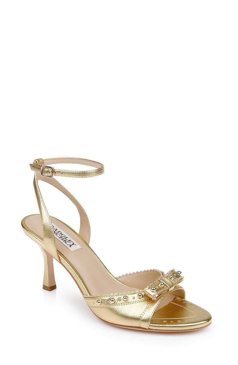 Giuliana Leather Ankle Strap Heels