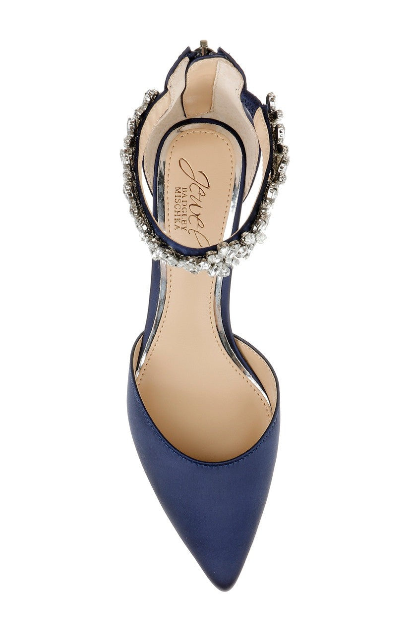 Robles Crystal Embellished Kitten Heel