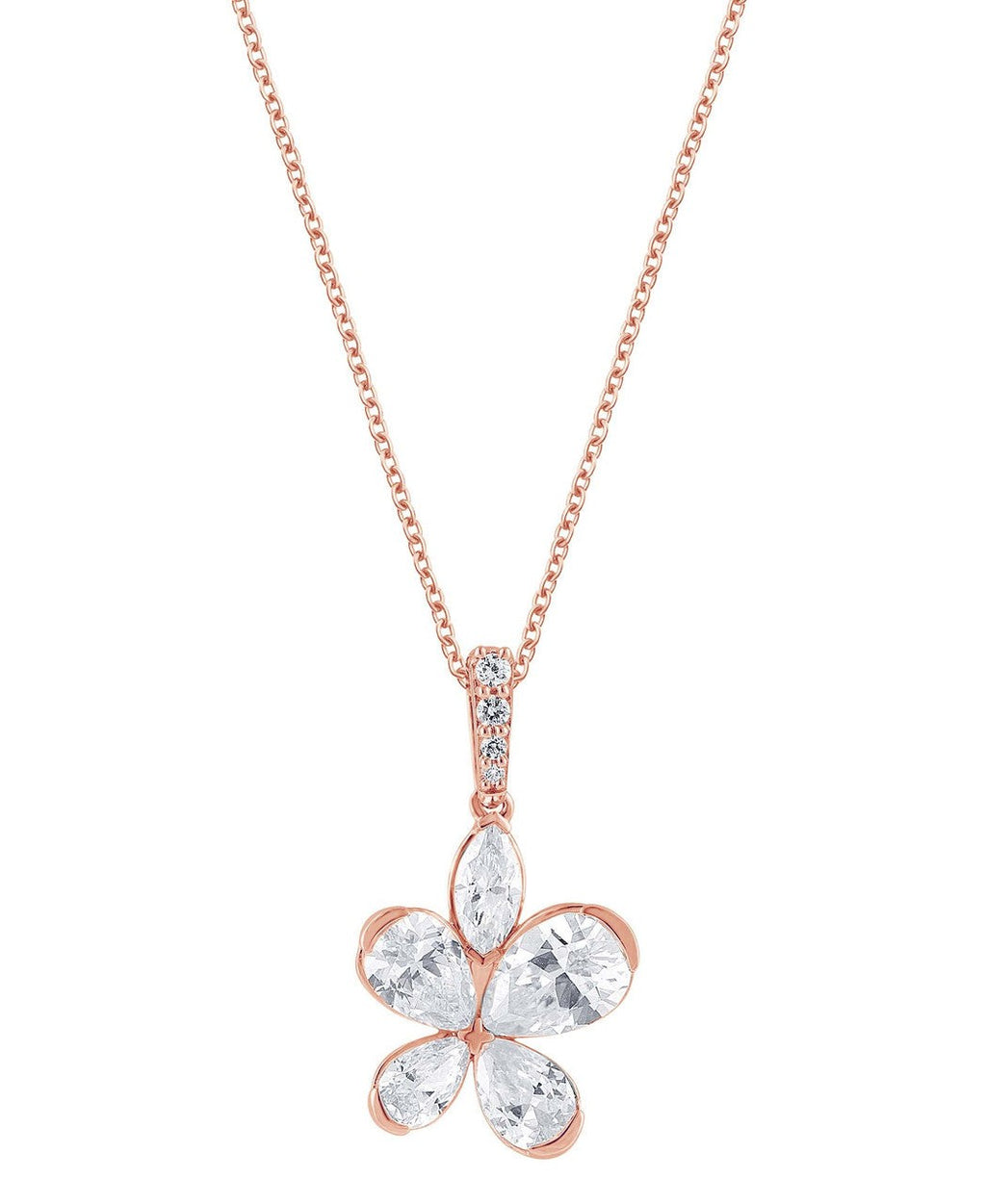 Diamond Butterfly Pendant Necklace