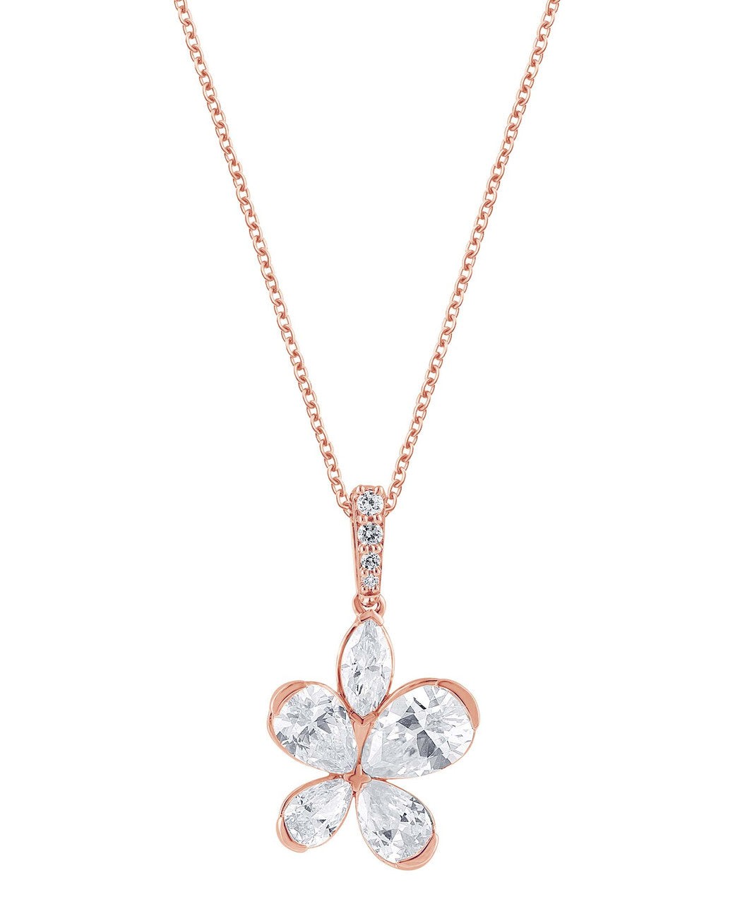 Diamond Butterfly Pendant Necklace