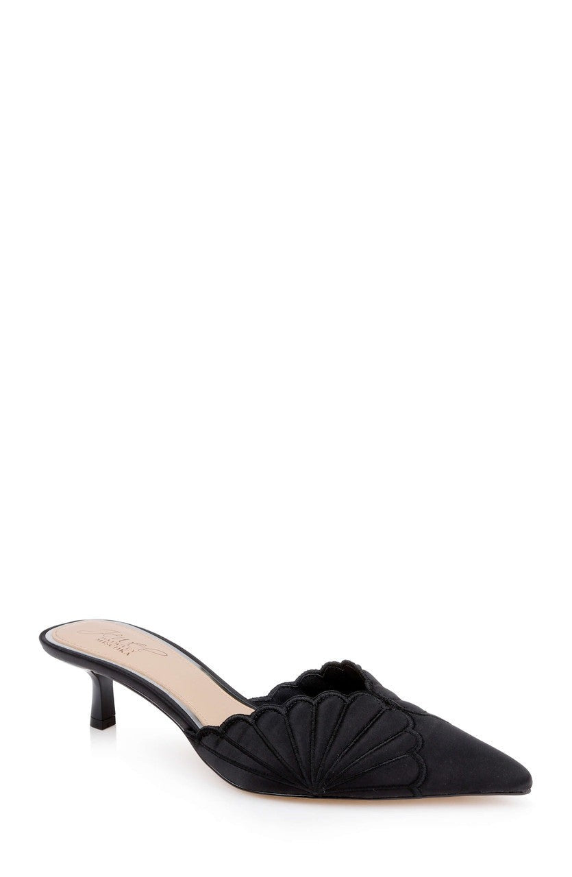 Palmer Pointed Toe Kitten Heel Mules